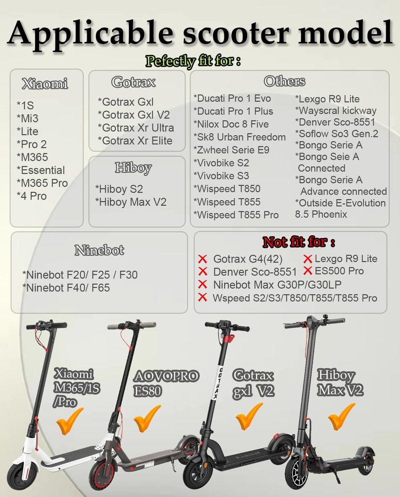Felixstory 50/75-6.1 Off-road Tire, Upgraded Size 9x2.25 Solid Tire Replacement for All 8.5x2.0 inch Original Tires, Fit for VOLPAM SP06, Hover 1 Journey, Gotrax GXL V2 Electirc Scooter Tyre