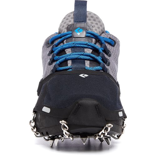 BLACK DIAMOND Distance Spike Traction Device | Stainless Steel Spikes | Hybrid Softshell Design | Reliable Grip for Running & Hiking on Ice | Large