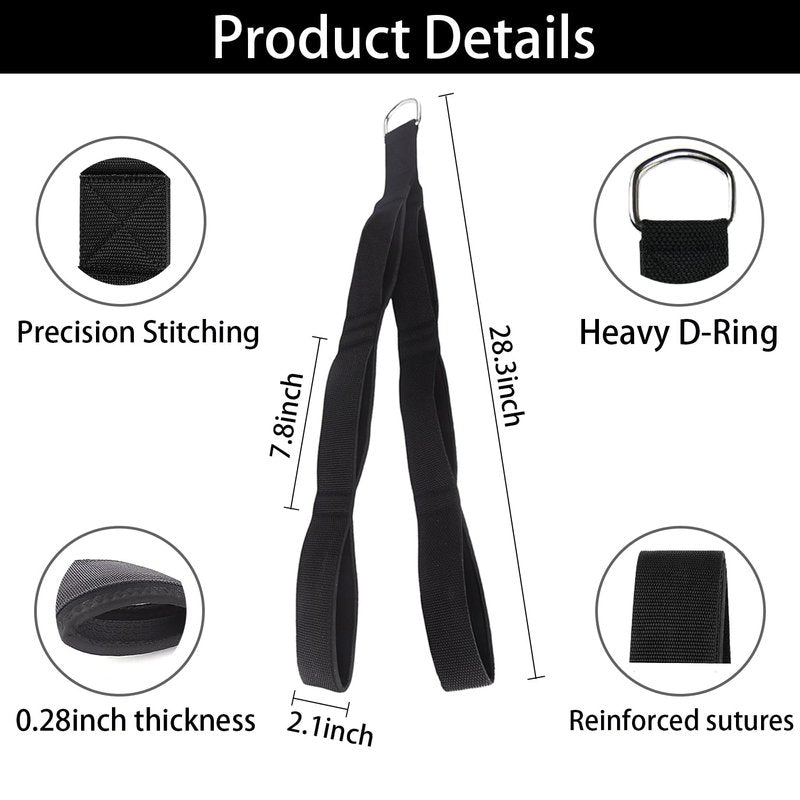 Tricep Rope, tricep Pull Down Attachment with Carry Bag, tricep Rope Cable Attachment for Pull Downs, Strength Training, arm Training, Facepulls and Perfect for Professional Gym