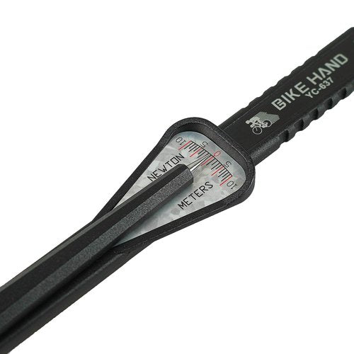 BikeHand Economical Bicycle Bike 1/4 Inch Driver - Torque Wrench Allen Key Tools Socket Set Kit 2-10Nm