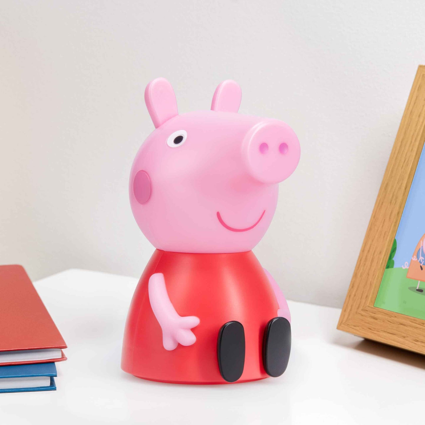 Paladone Peppa Pig Figure Lamp with Sound - Officially Licensed Baby Night Light, Kids Bedroom Accessories & Decor