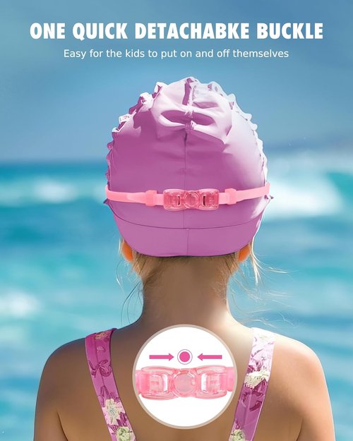 Aegend Swim Goggles - Anti-Fog & UV Protection for Kids Aged 3-14 | Comfortable Fit