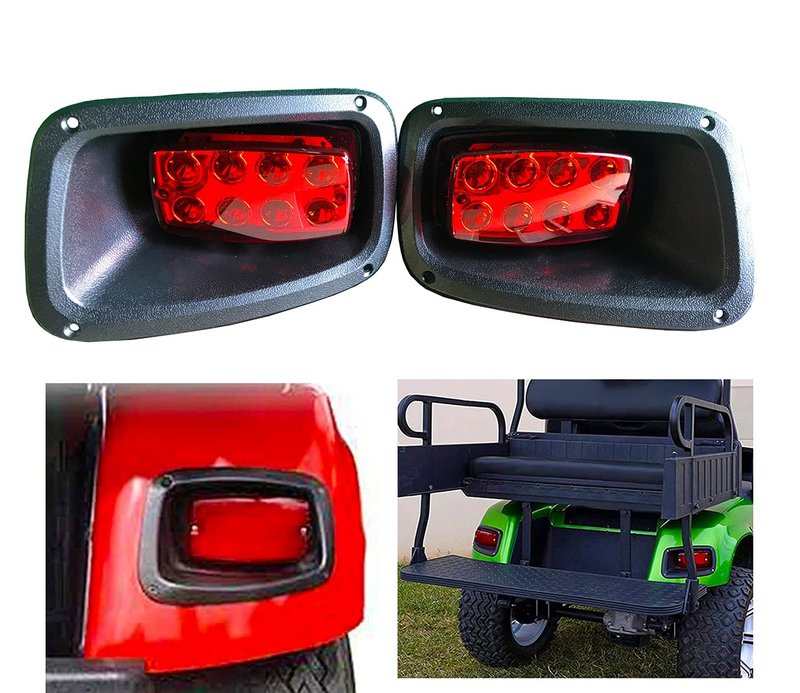 BestAccess Golf Cart Full LED Rear Tail lights Replacement for EZGO TXT ST GOLF CART