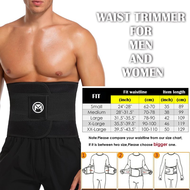Moolida Waist Trainer for Women Waist Trimmer Workout Fitness Back Support (Hotpink,Medium)