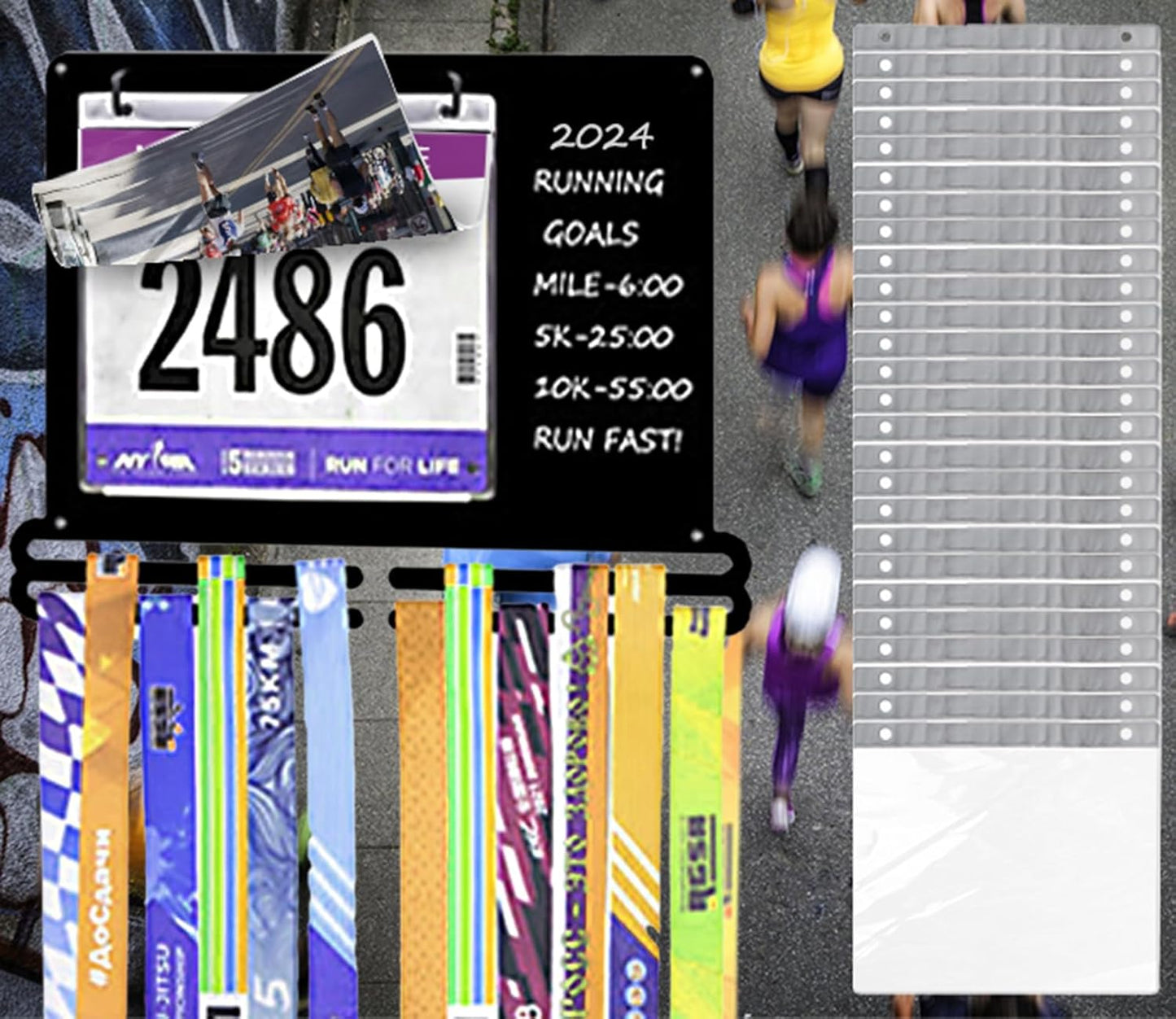 Yarlung Race Bib Display Protector Sheets - 50 Pack Clear Vinyl Holders for Runners & Athletes