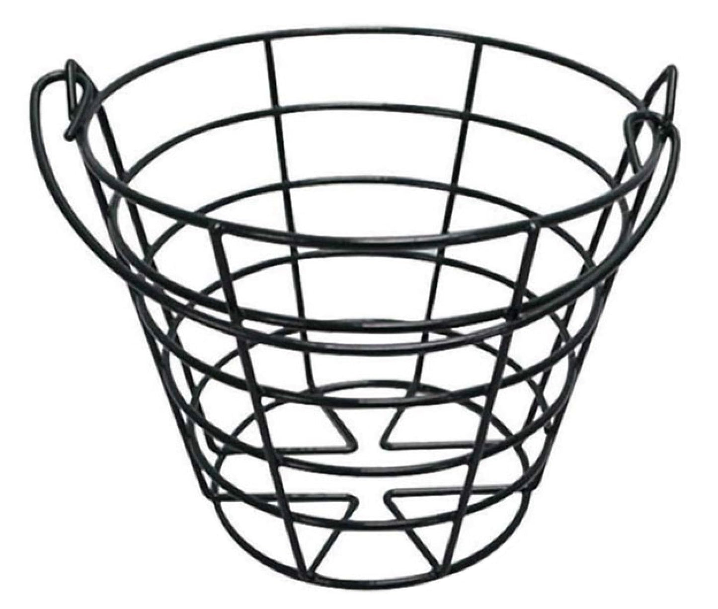 Main Products Metal Range Golf Ball Baskets with Handle, Golf Ball Storage Bucket, Holds 50 Golf Balls (Golf Balls Not Included).