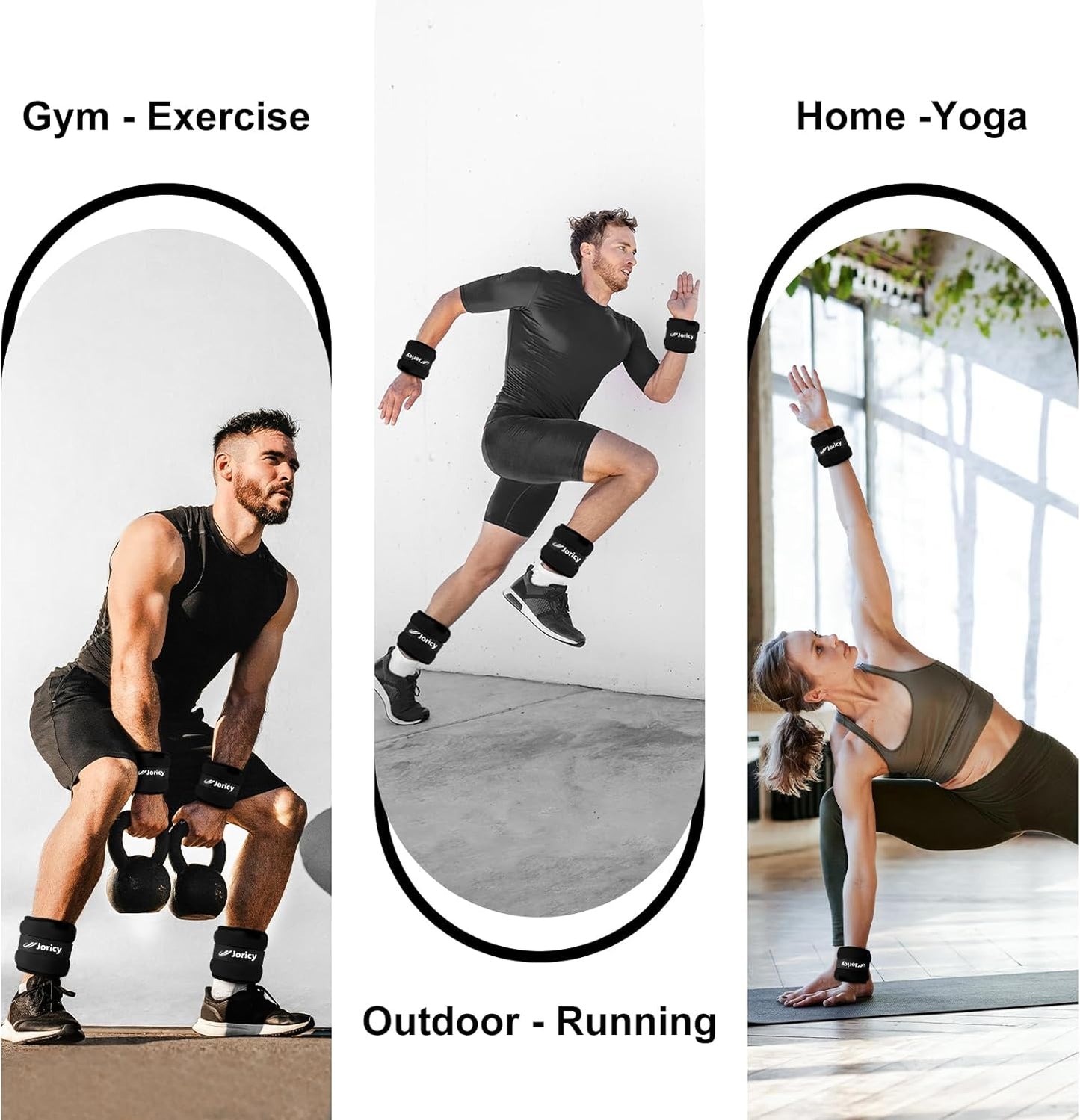 Skiennix Ankle Weights - Adjustable 1-20 LBS for Men & Women | Perfect for Fitness, Running & Therapy