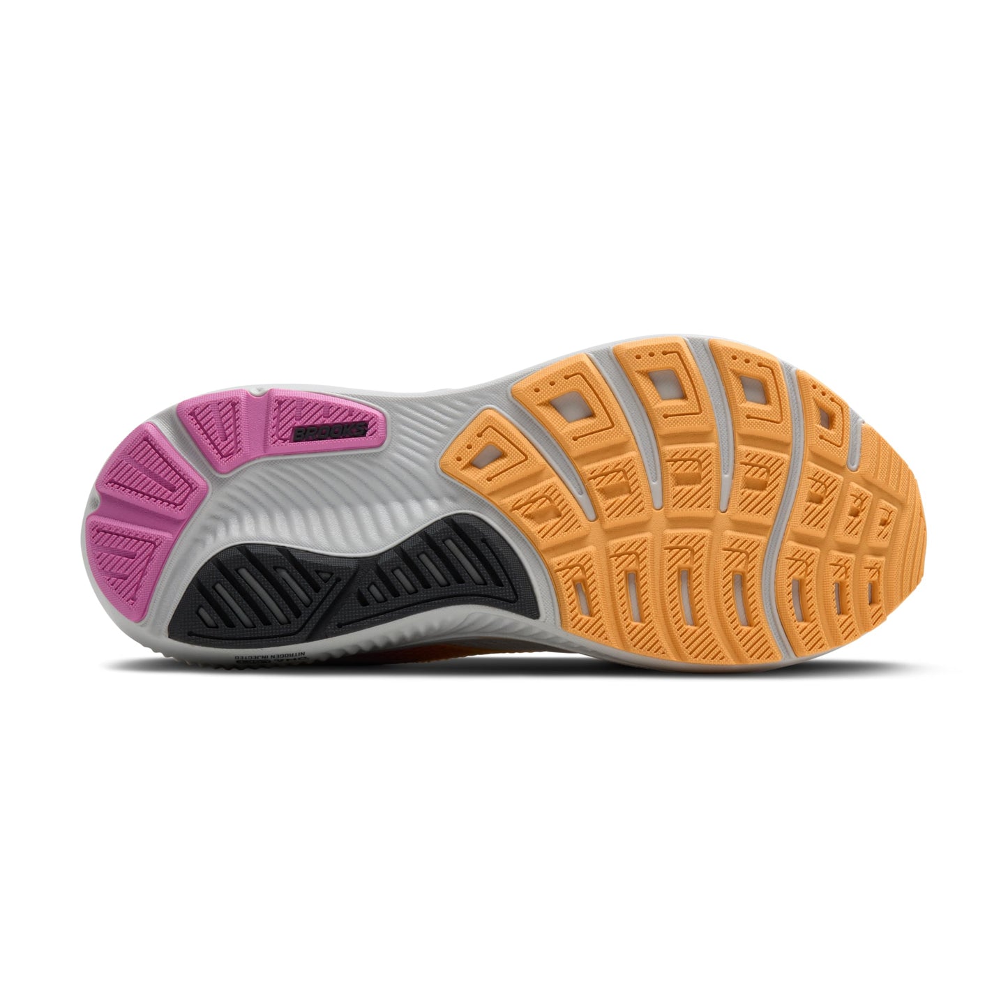 Brooks Women’s Ghost 17 Neutral Running Shoe - Oyster/Apricot/Pink - 5.5 X-Wide