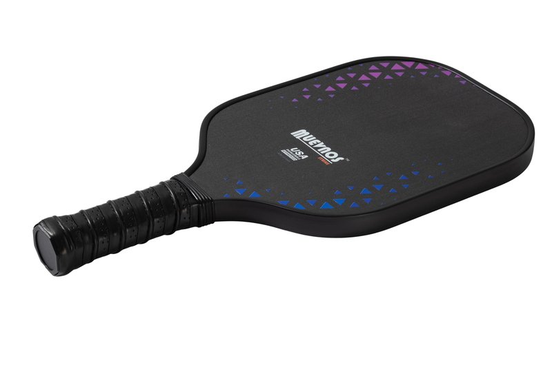 Muevnos Strike Pickleball Paddle, 13mm T700 Carbon Fiber, Durable Textured Surface for Power and Spin, USAPA Approved Pickleball Paddle, Lightweight Design for Beginners & Intermediate Players, Black