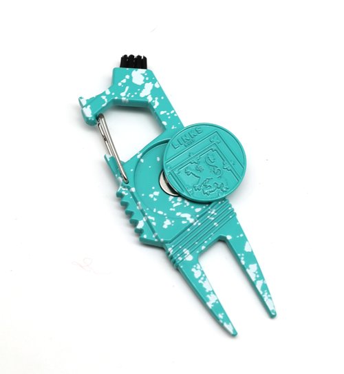 Links Golf Golf Divot Tool – 7 in 1 Multipurpose Divot Repair Tool – Lightweight and Compact Golf Divot Repair Tool with Ball Marker (1837 Drip)