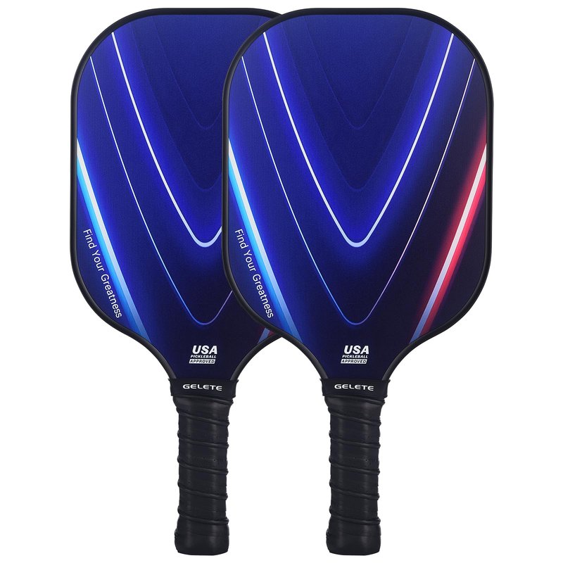 2024 Pickleball Set 2 Paddles, 4 Pickleball Balls, Cooling Towels,Sweatband, and Pickleball knapsack, Beginner and Recreational Player Kit