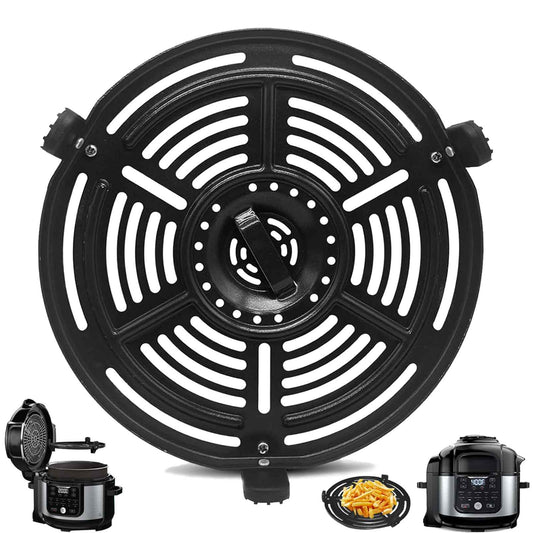 Air Fryer Grill Pan for Ninja FD302 6.5 Qt FD101 5 Qt OS401 5 Qt Pressure Cooker Air Fryer, Air Fryer Accessories Tray Grill Plate Crisper Plate Replacement Parts for Ninja OP302 OP305 FD305 Air Fryer