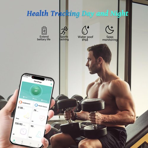 Smart Ring for Women Men,Fitness Tracker Ring with Heart Rate, Sleep Monitoring, Blood Oxygen, Step Counting for iOS and Android, No Subscription Fee, Waterproof, Valentines Day Gifts(NewSilver, 11)