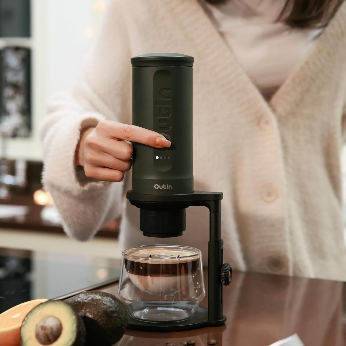 Portable Espresso Coffee Stand - Detachable Universal Pour Over Station for Easy Travel