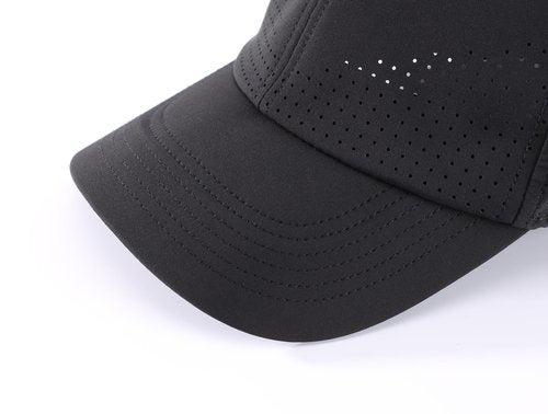 Home Prefer UPF50+ Water Repellent Quick Dry Sun Hat for Men Women Outdoor Sports Running Hat Golf Baseball Cap Black Large