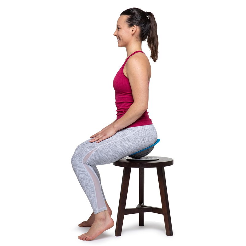 OPTP Pelvic Rocker Core Trainer – Balance Disc for Core Stability, Pelvic Floor Training, and Lower Ab Exercise – Hip Mobility Trainer and Pilates Exercise Equipment for SI Joint Support