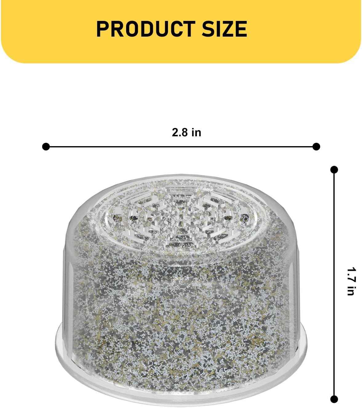 Shower Head Filter Replacement Cartridge - 4 Pack for Hard Water, Fits All Canopy Fixed & Handheld Models