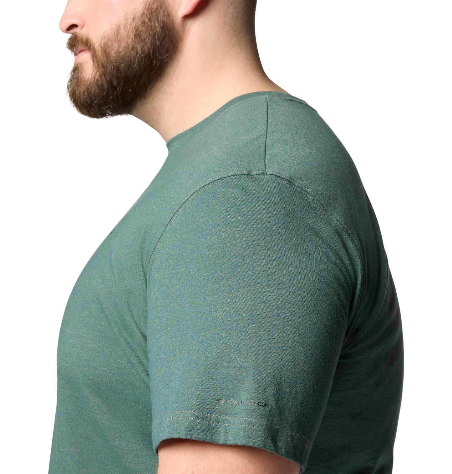 Columbia Mens Thistletown Hills Short Sleeve T-Shirt, Stone Green Heather, 5X