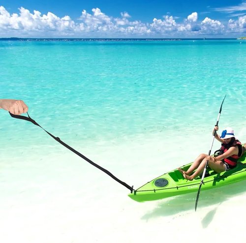 **Skiennix Kayak Towing Rope - Adjustable Length Canoe Drag Handle for Easy Transport**
