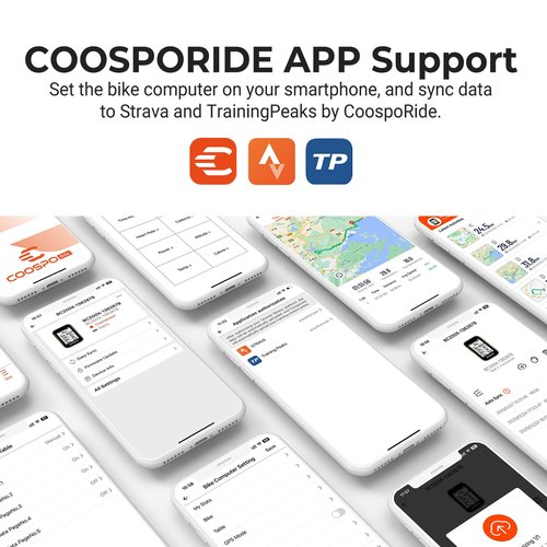 COOSPO Bike Computer Wireless GPS,Bike Speedometer with Auto Backlight, Bluetooth5.0 ANT Cycling GPS Computer,Bicycle Computer Wireless BC200 Bundle with CooSpo Cadence Speed Sensor …