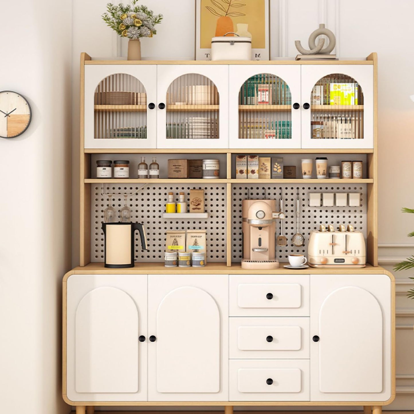 Cangder 12 Packs Vintage Black Cabinet Knobs Metal Dresser Knobs Single Hole Round Furniture Drawer Handle Pulls for Bathroom, Kitchen Cupboard, Wardrobe Door Hardware