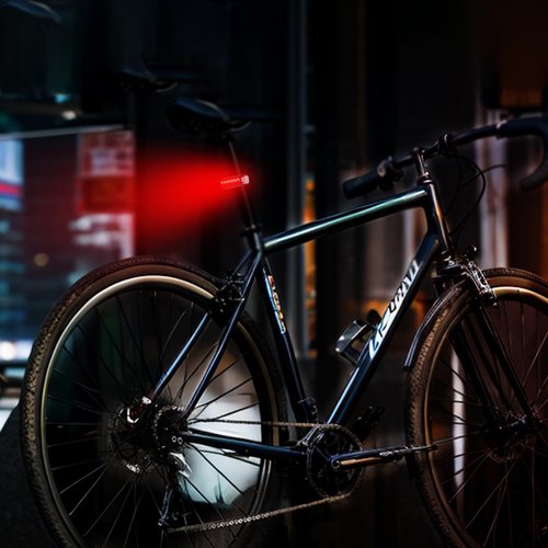 Bike Rear Light, USB Rechargeable 40H Long Runtime Taillight, Bright LED Bicycle Rear Light, 5 Modes, IPX5 Waterproof Bike Lights for Night Riding