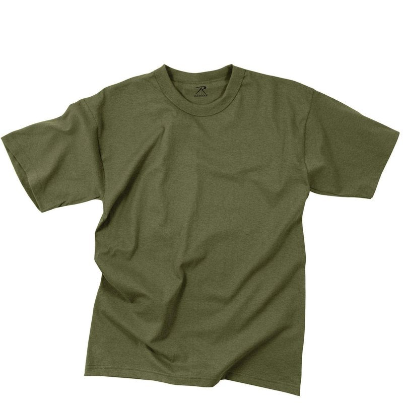 Rothco Kids T-Shirt - Soft, Breathable and Comfortable (US, Alpha, Medium, Regular, Olive Drab)