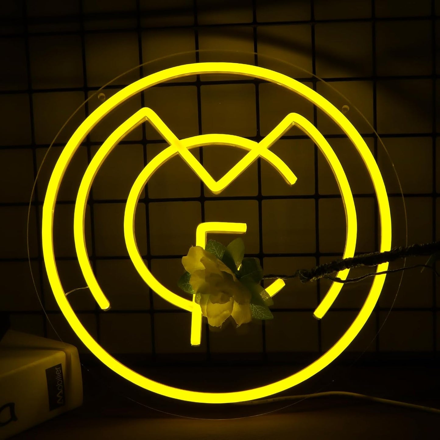 New York Yankees Neon Wall Sign - LED Baseball Team Decor for Man Cave & Bedroom, 13x15 Inch, Perfect Birthday & Christmas Gift