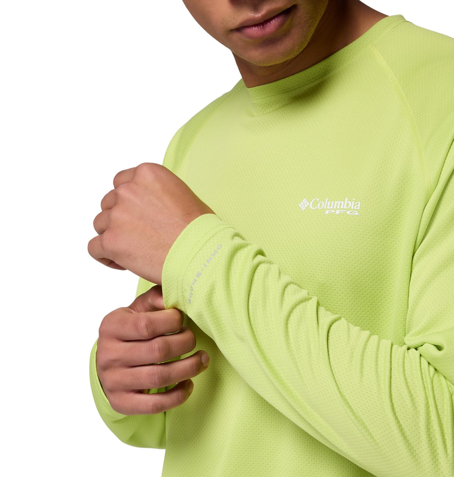 Columbia Mens PFG Solar Stream Long Sleeve Sun Protection Shirt, Voltage, X-Large