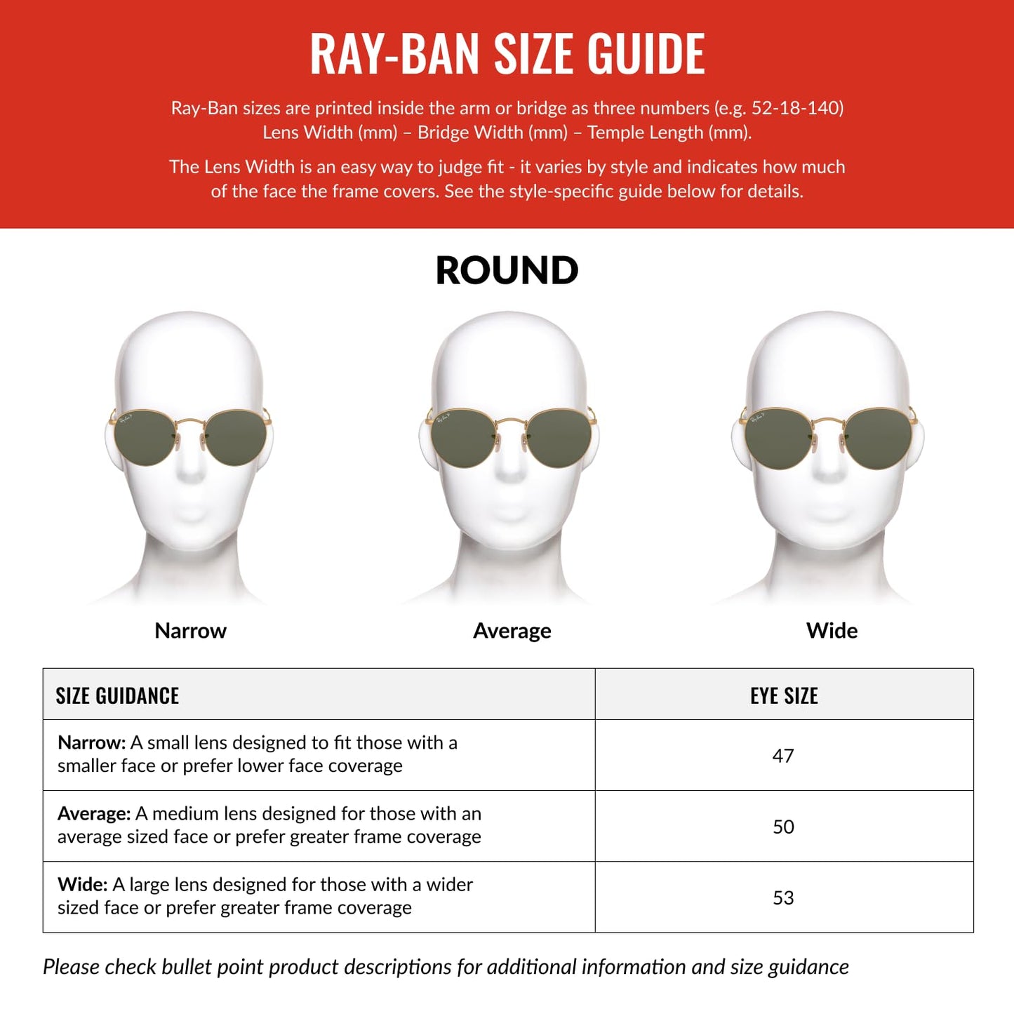 Ray-Ban Unisex RB3447 Round Metal Round Sunglasses, Black/G-15 Green, 53 mm