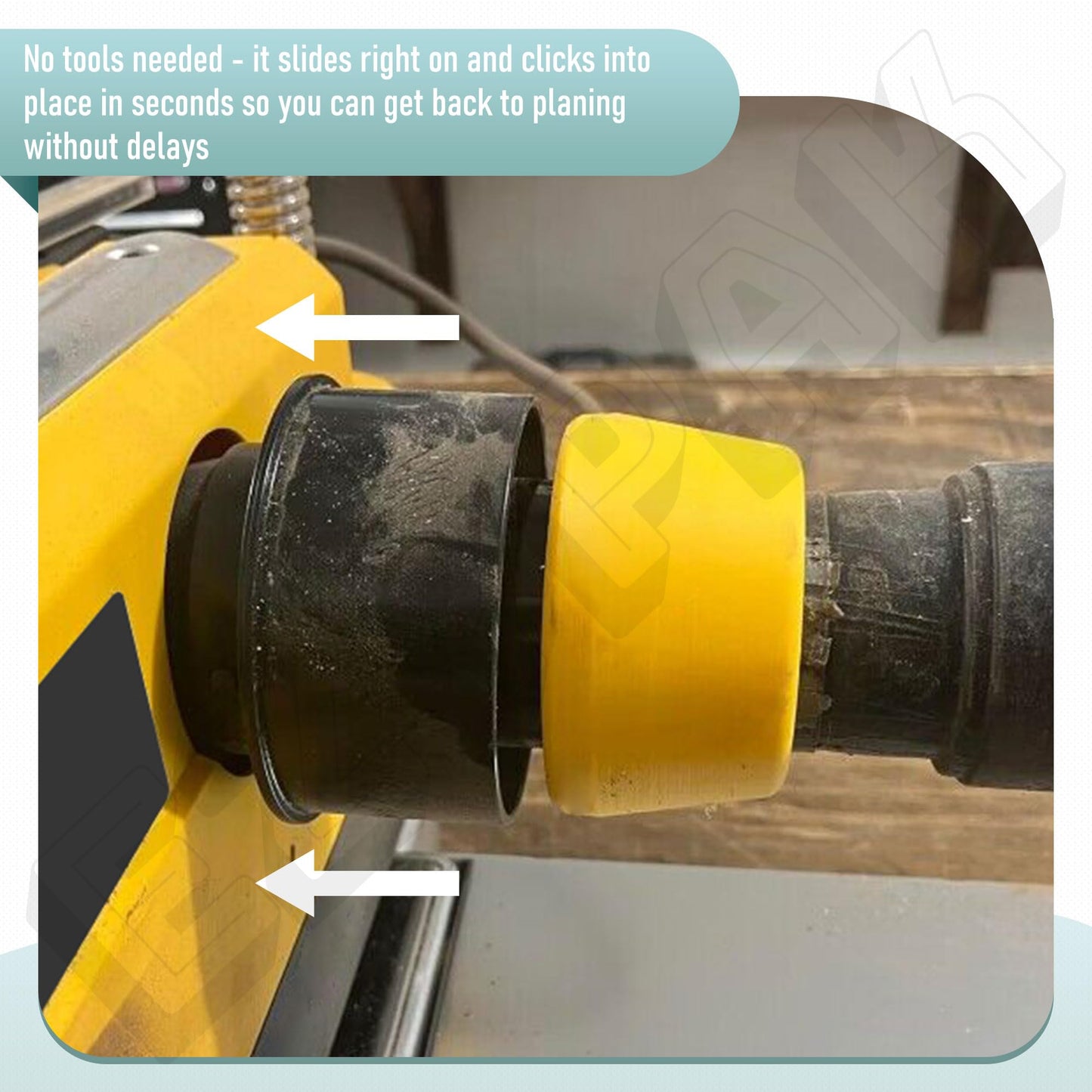 514001148 Planer Vacuum Adaptor for Dewalt DW735 and DW735X, Replace 5140011-48