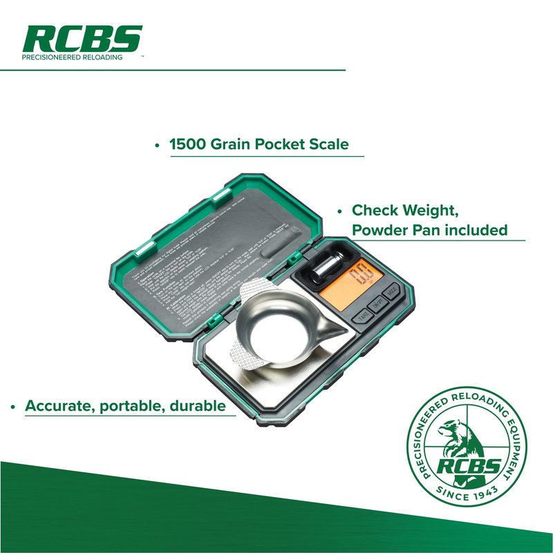 RCBS 1500 Grain Pocket Scale_98914, Green
