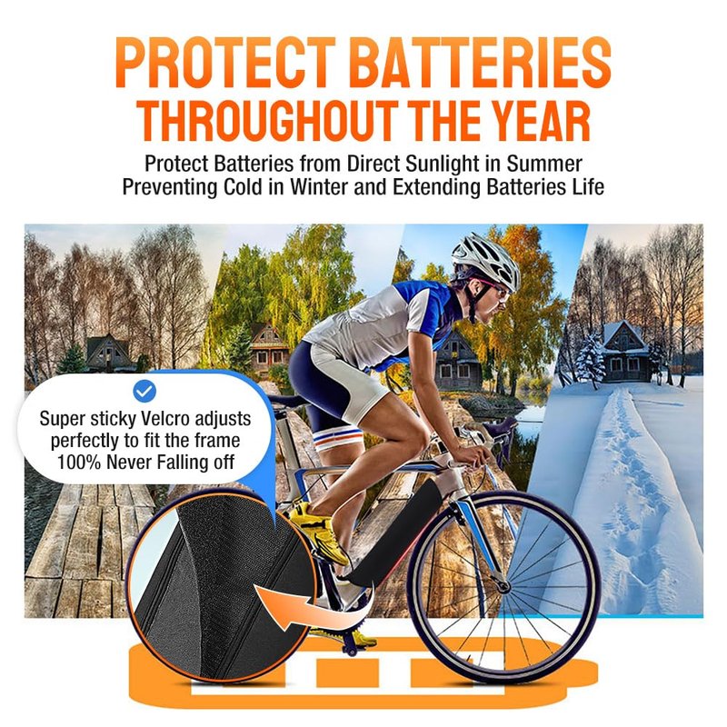 Medium Size Battery Cover For Electric Bicycles , Ebike Frame Battery Protector Cover,Three sizes options