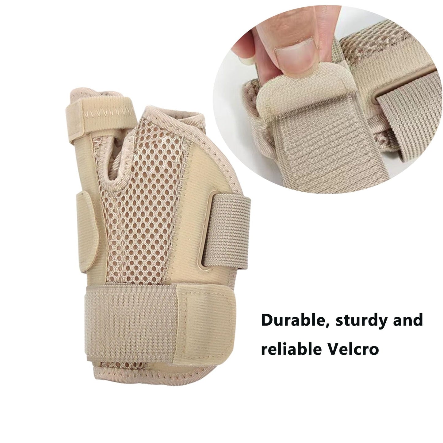 GELAIMAR Thumb Splint with Wrist Brace - Thumb Support Brace for Wrist Hand Thumb Stabilizer Fits Both Right Left Hand for Men and Women