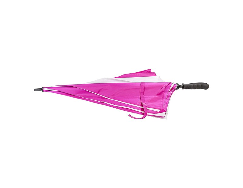 Jef World of Golf Gifts and Gallery, Inc. Umbrella (Pink/White, 62-Inch)