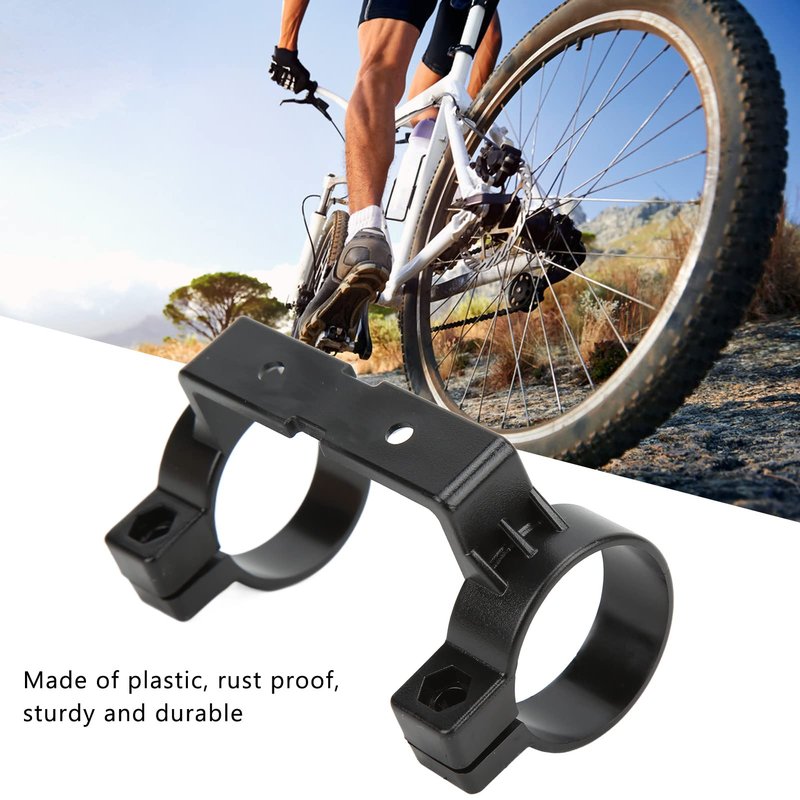 WQAPVHBG Electric Bike LCD Display Holder, 1.18x1.26x3.38in Electric Bicycle LCD Display Holder, Plastic Electric Bicycle System Display Bracket with 4 Screws and 2 Nuts Replacement for LCD3