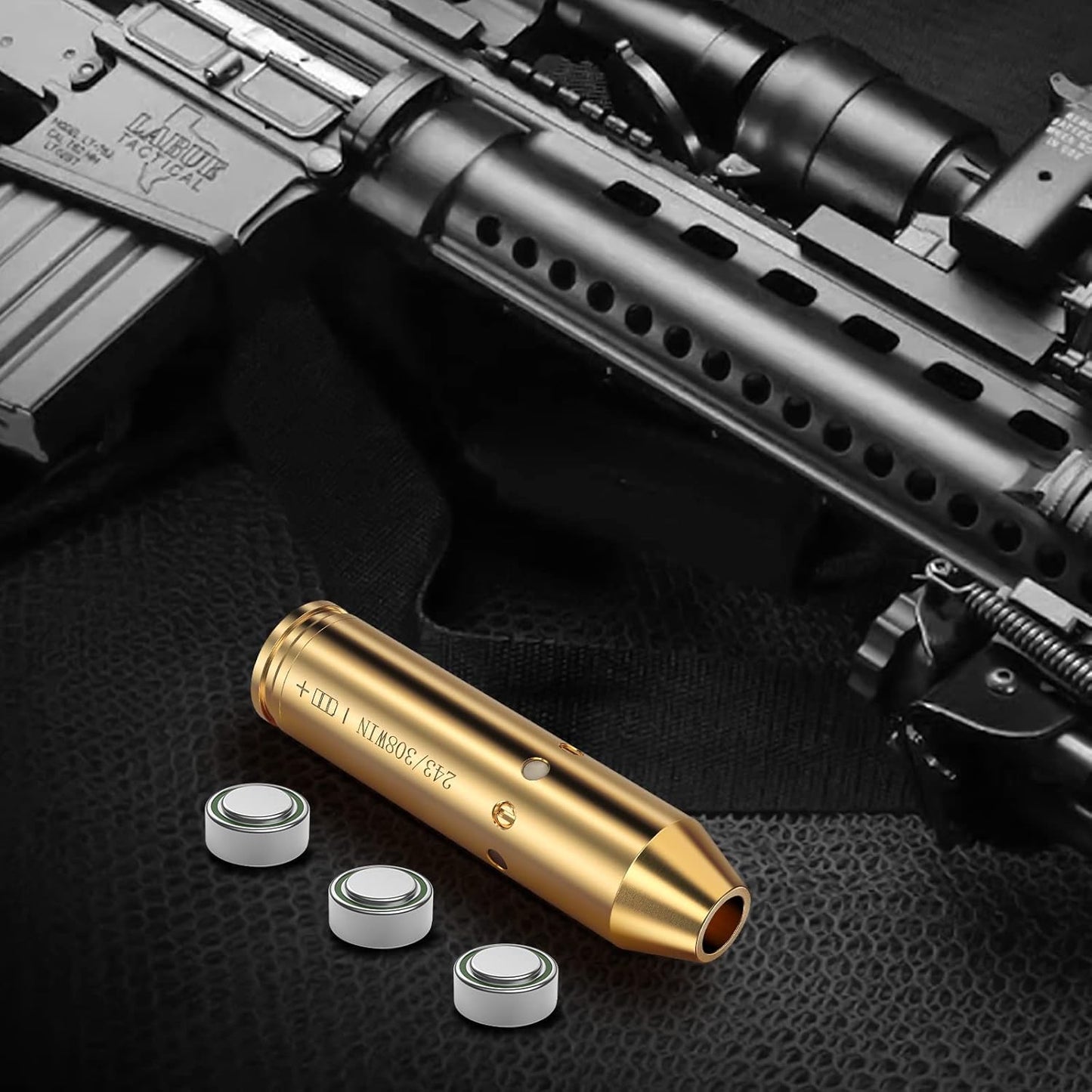MidTen .243 308 Bore Sight Laser - Precision Red Dot Boresighter with Batteries Included