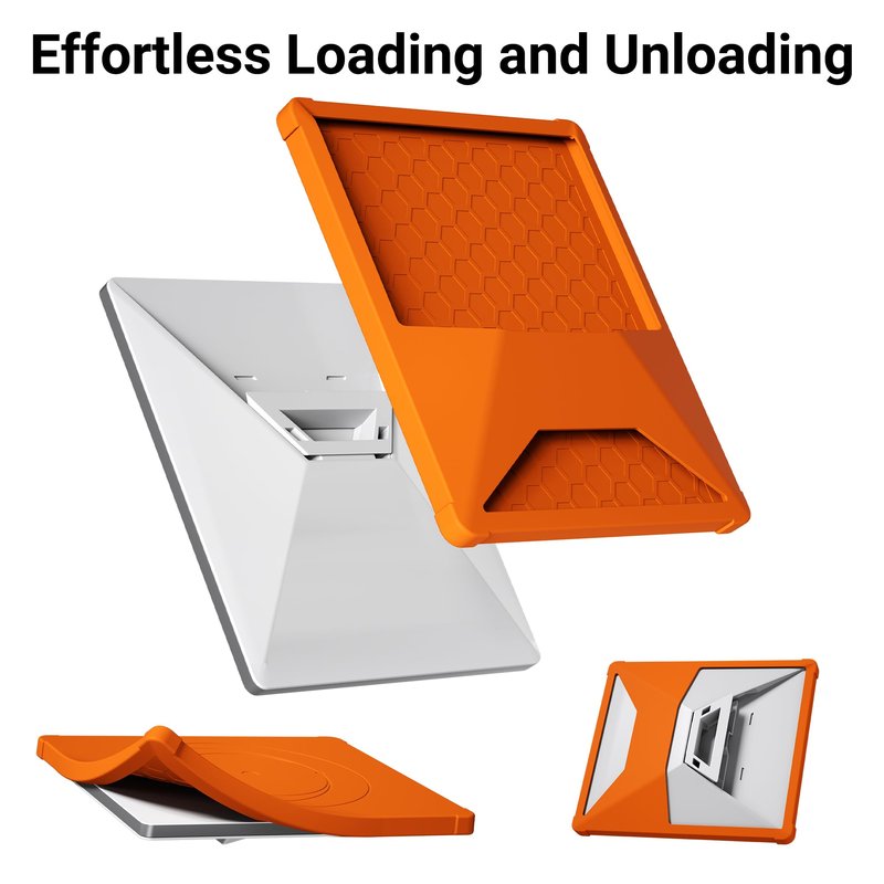 DAIERTEK Starlink Mini Silicone Case - Orange Protective Cover, Waterproof & Anti-Scratch Accessories for Starlink Mini Satellite Dish (Ideal for Roof, Car, RV Camping)