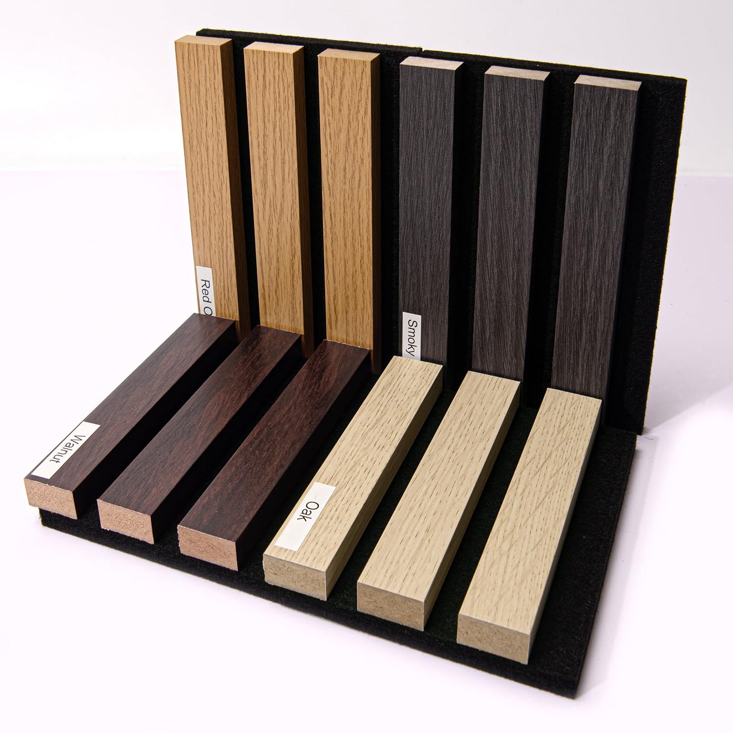 Art3dwallpanels Wood Slat Wall Panel, 108'' x 13'' Wood Panels for Wall 2 Pack 3D Soundproof Wall Panels, Large Acoustic Panels for Interior Ceiling and Wall Decor Noise Reduction, 4 Pack, Sample