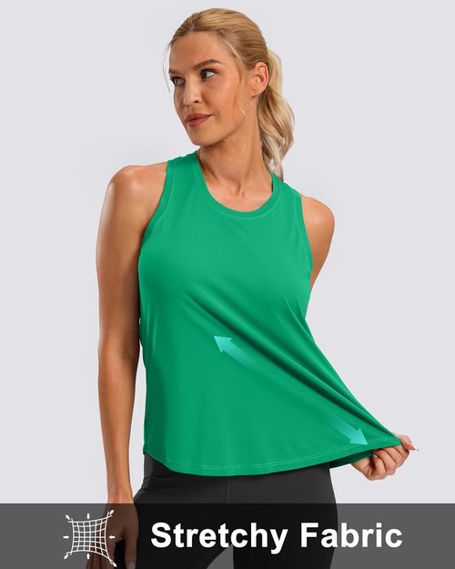 G Gradual Women's Racerback Workout Tank Top - Loose Fit Sleeveless Athletic Yoga Shirt