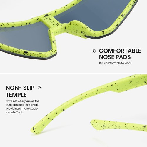 Cyxus Cycling Sunglasses Men Women Sleek Lightweight Anti-Glare Glasses UV Protection Runing Bike Baseball Fishing 1243