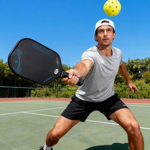 DAZEAL 40-Hole USAPA Pickleballs – Durable Outdoor Balls for Clubs & Beginners, Precision Drilled Holes & Seamless Design for Consistent Performance 12-Pack Value Set
