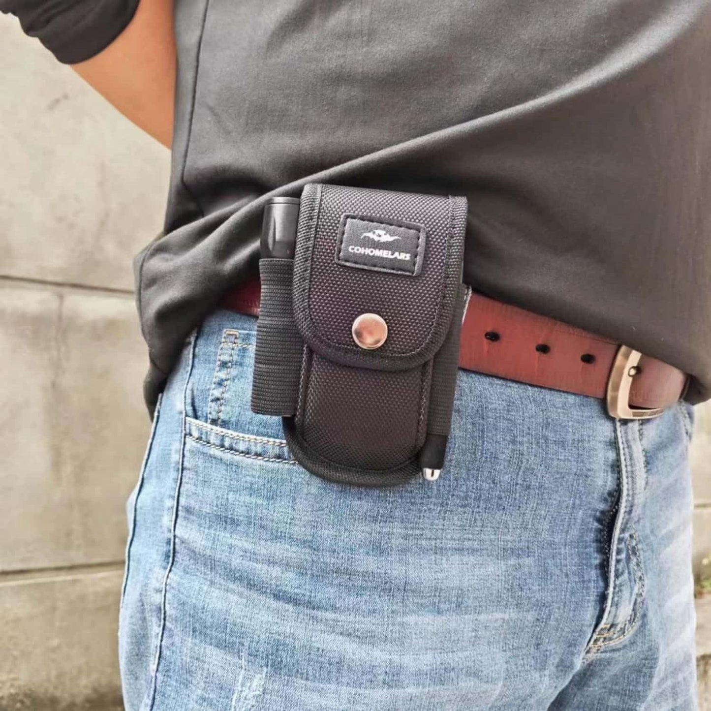 Multitool Snap Sheath Fits Up to 4'' Multitools,Tool Sheath for Leatherman,Gerber,Tool Holster for Belt Horizontally and Vertically Carry(Small Size)