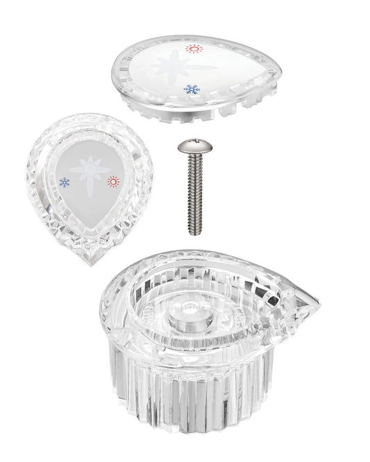 Replacement for Moen Fit Posi-Temp (100710) One-Handle Tub& Shower Knob Handle Kit, Chrome