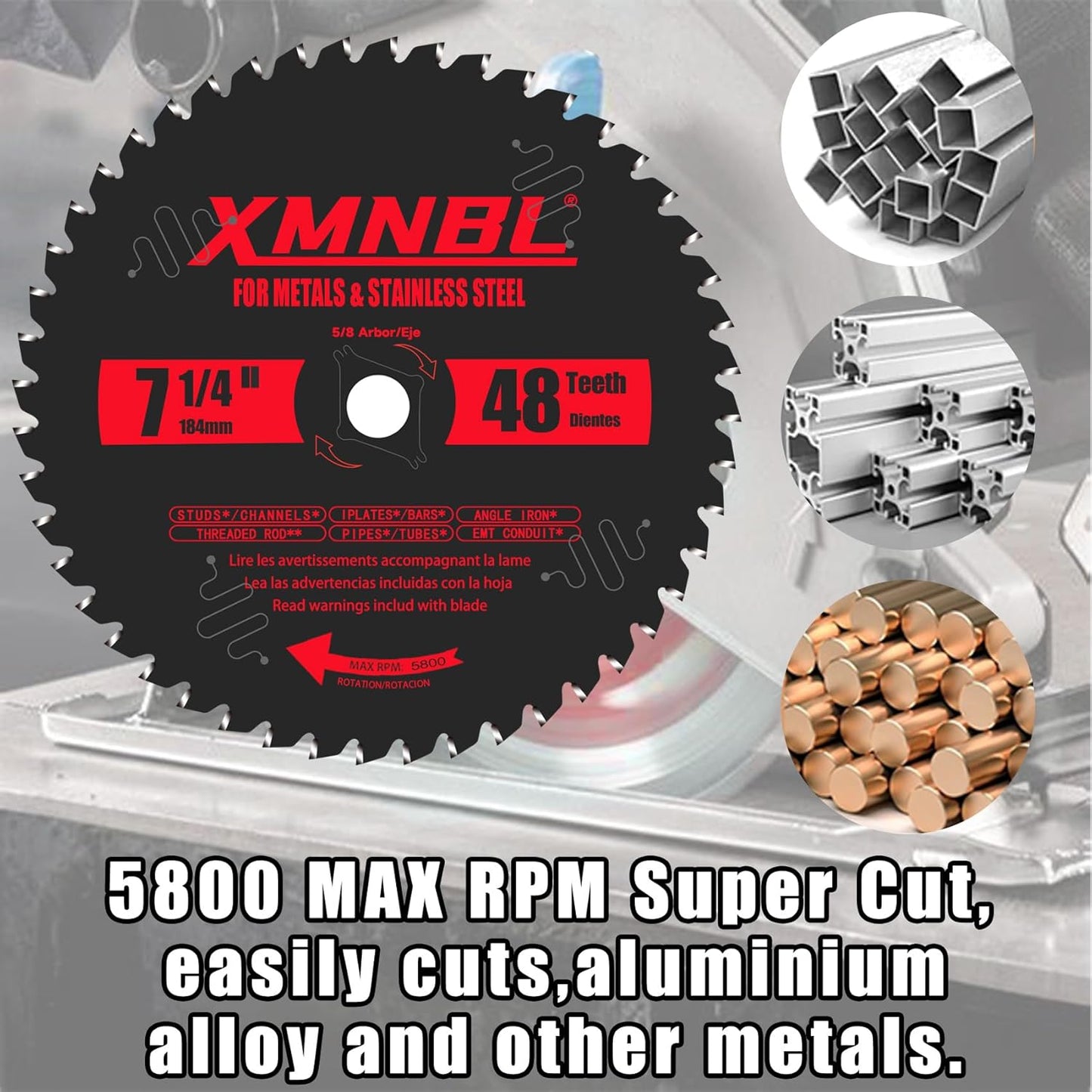14-Inch Steel Cutting Saw Blade - 72T Carbide Replacement for Diablo D1472CF & Evolution Chop Saws