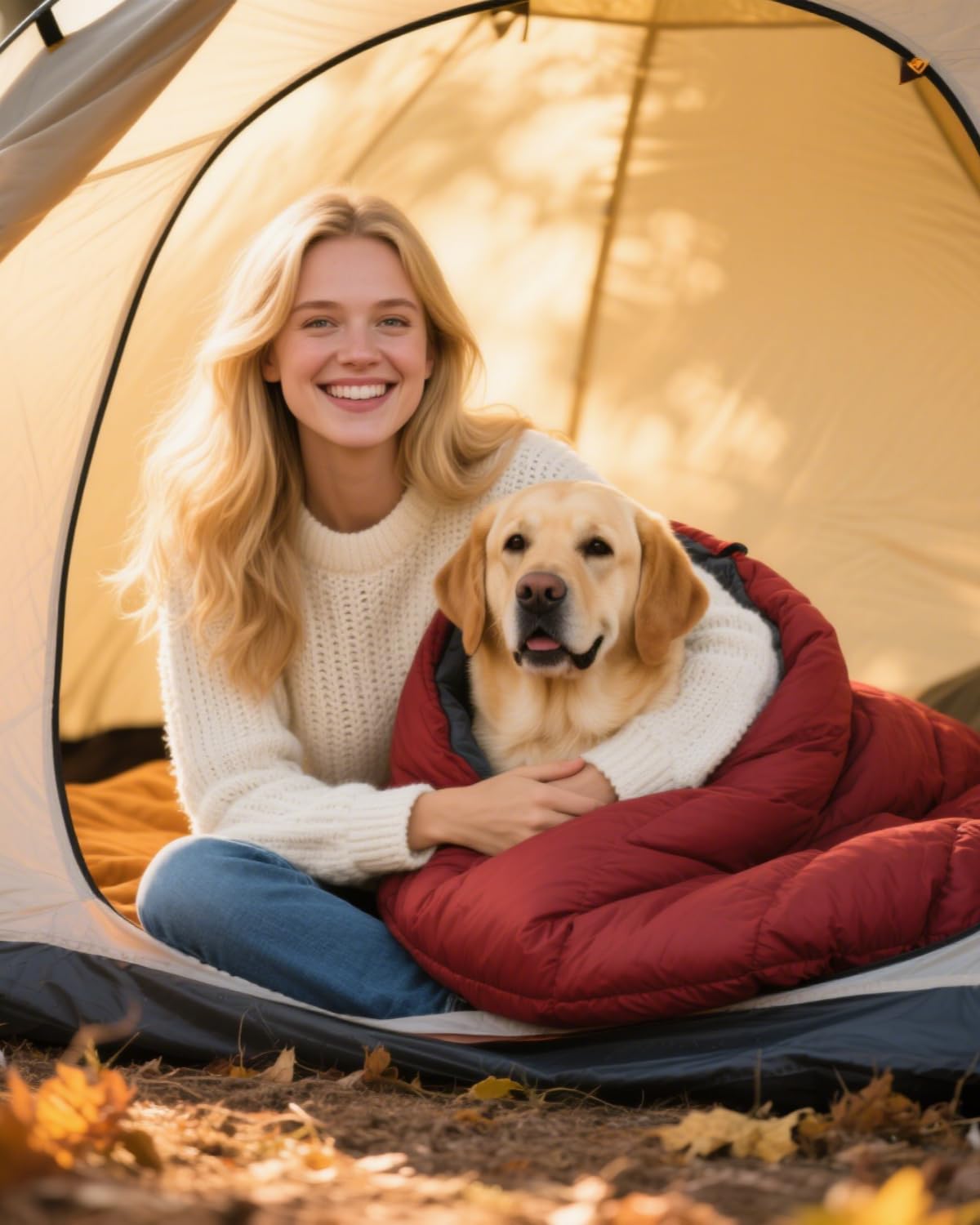 ETGLCOZY Lightweight 3-Season Sleeping Bag for Adults/Kids Camping, Compact w/Compression Sack, Waterproof Ripstop, Portable for Backpacking Hiking Travel, 50-80°F, Orange