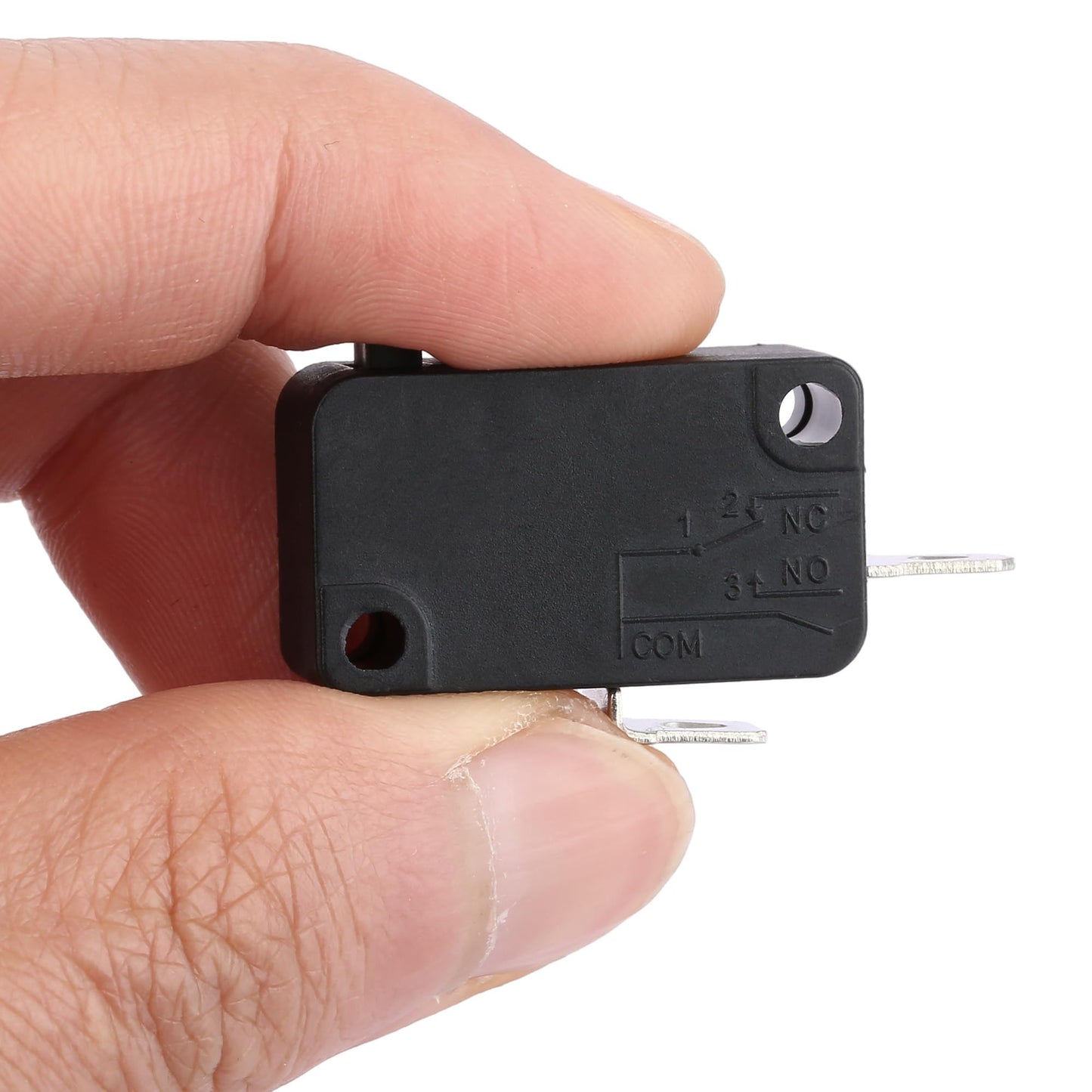 4-Pack KW7-0 Micro Switch, Replacement for Air Fryer XL, Power XL, Vortex, Microswitches for Microwave Oven & Induction Cooker - Normally Open, 16A 125V/250V, 2Pins 1NO 1NC