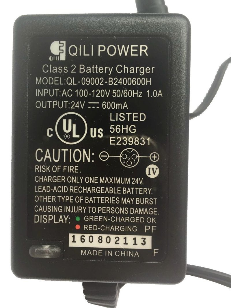 Razor Electric Scooter Battery Charger (For the e100/e125/e150)