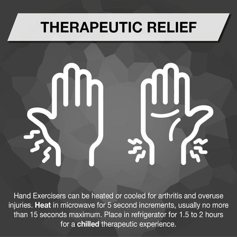THERABAND Hand Exerciser, Ball For Hand, Wrist, Finger, Forearm, Grip Strengthening & Therapy, Squeeze Ball to Increase Hand Flexibility & Relieve Joint Discomfort, Red, Soft, Beginner