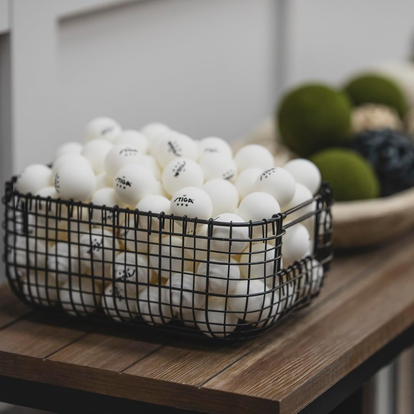 Stiga 3-Star Table Tennis Balls - High-Quality Performance | Pack of 6 White Balls